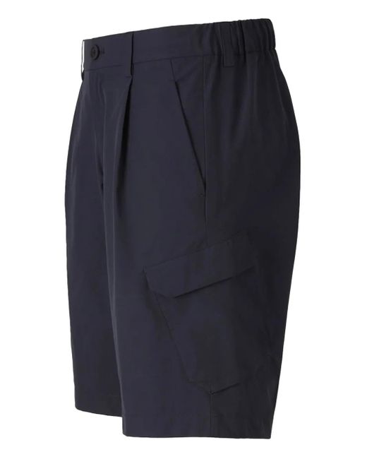Herno Blue Pleated Shorts for men
