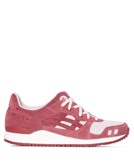 asics gel lyte iii navy red