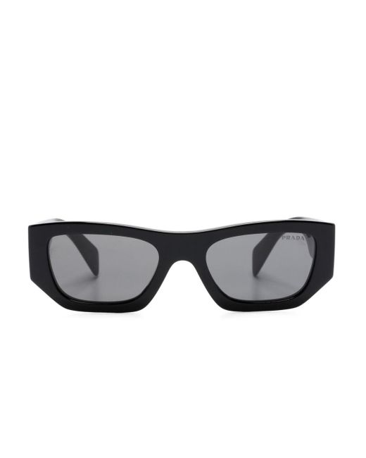 Prada Black Rectangular-frame Sunglasses