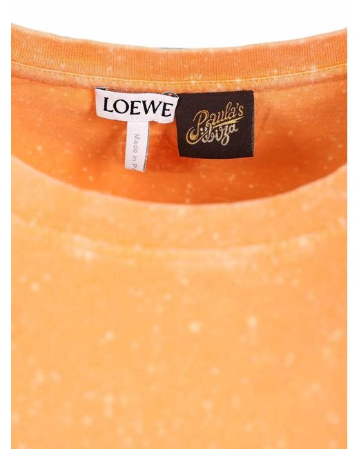 Loewe Orange Frog Anagram T-Shirt for men