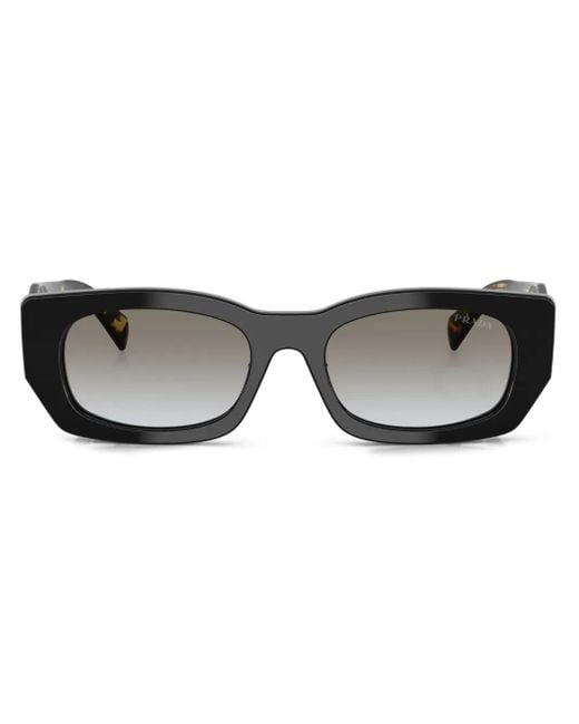 Prada ジオメトリックフレーム サングラス Gray