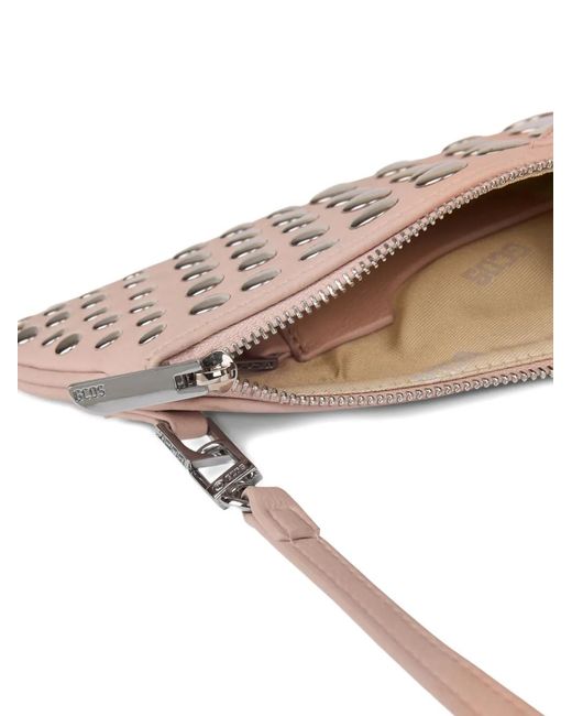 Gcds Pink Comma Notte Shoulder Bag