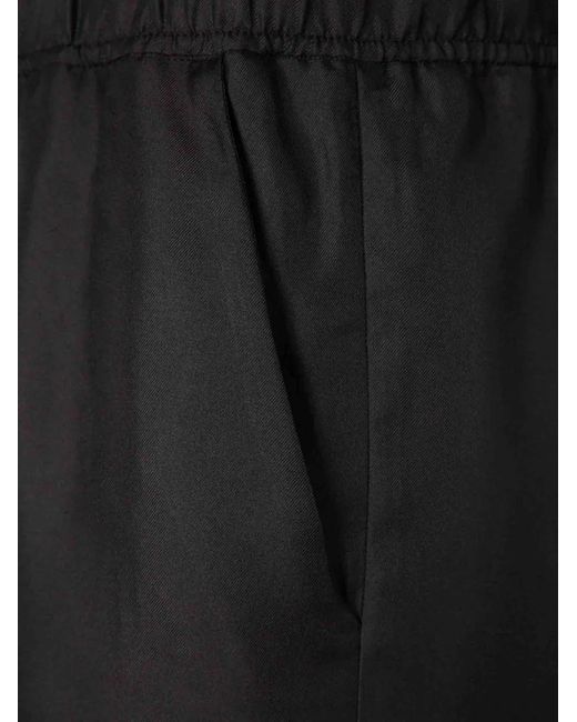 Amiri Black Hollywood Elasticated Waistband Printed Shorts for men