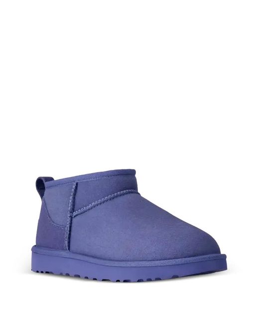 Ugg Blue Classic Ultra Mini Pull-Tab Boots