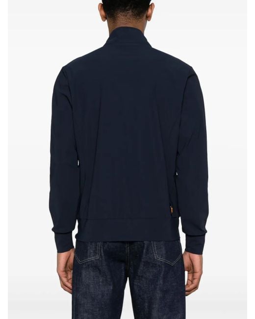 Save The Duck Blue Tulio Zip-Up Track Jacket for men