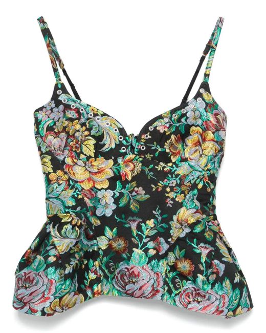 Marques'Almeida コルセットスタイル トップ Green