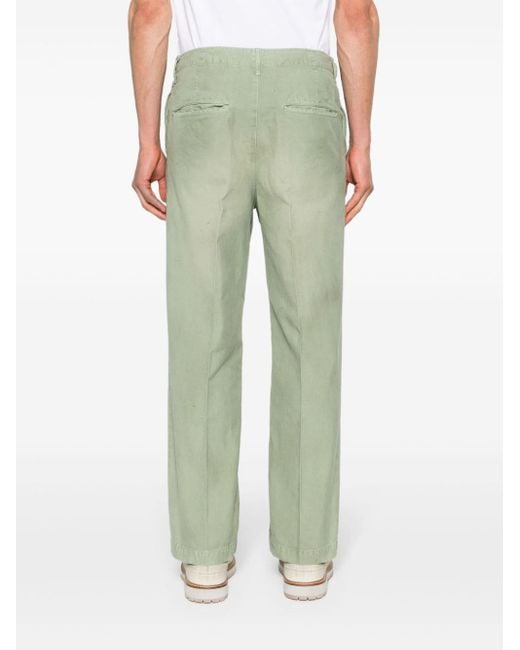 Pantalones chinos Field Visvim de hombre de color Green