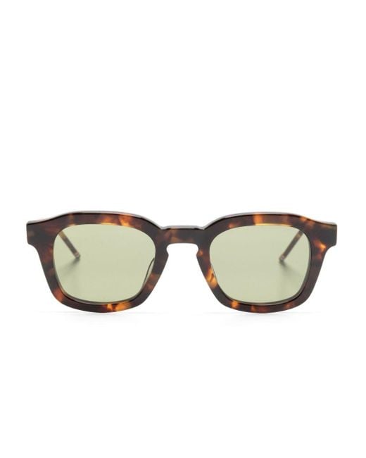 Thom Browne Brown Wayfarer-frame Sunglasses