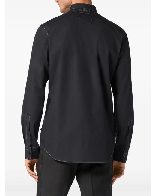 Philipp Plein Blue Sugar Daddy Shirt for men