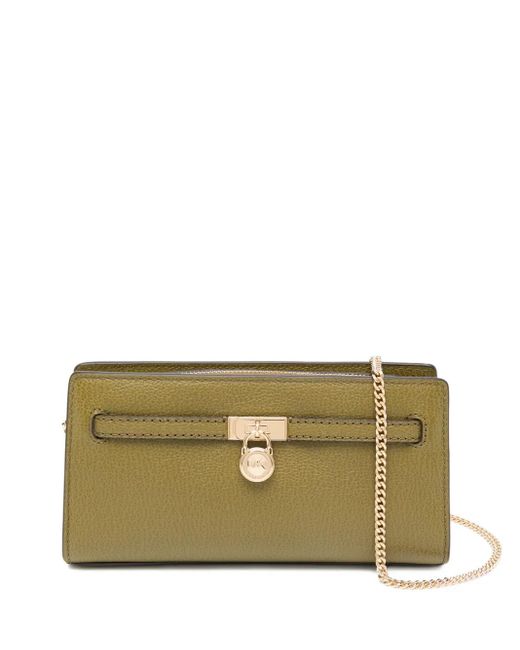 Michael Kors Green Hamilton Moderne Crossbody Bag