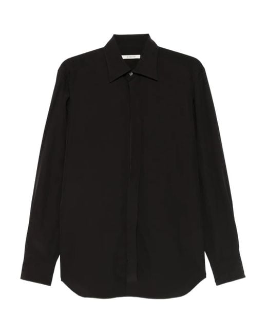 Husbands Black Long-Sleeve Shirt for men