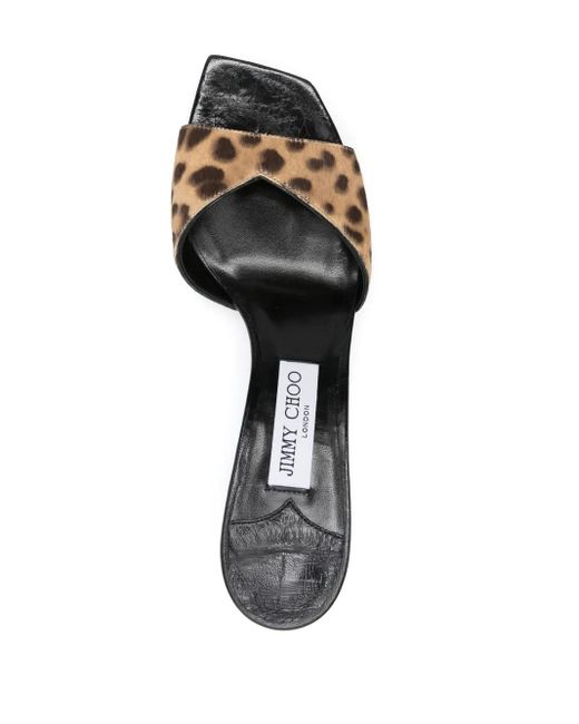 Jimmy Choo Metallic 70Mm Skye Mules
