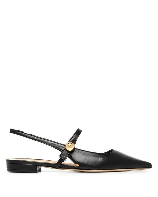 Madison Maison Black Slingback Ballerina Shoes