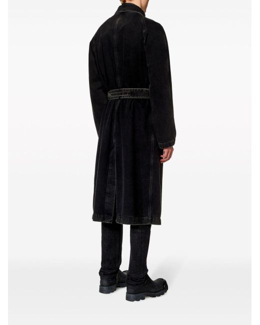 Manteau D-Delirious-D en jean DIESEL pour homme en coloris Black