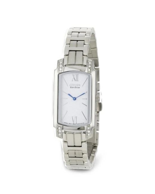 Citizen White Montre Eco-Drive Mm