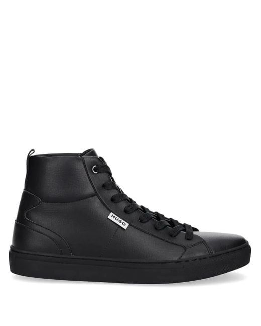 メンズ HUGO ハイカット スニーカー Black