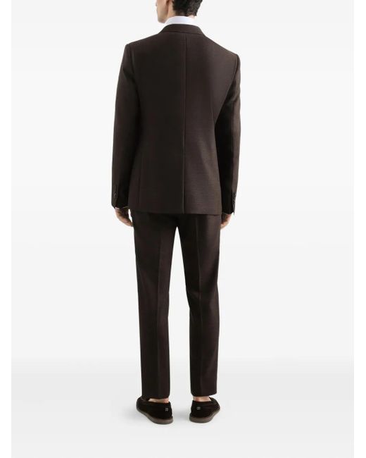 Dolce & Gabbana Gray Striped Longsleeved Shirt for men