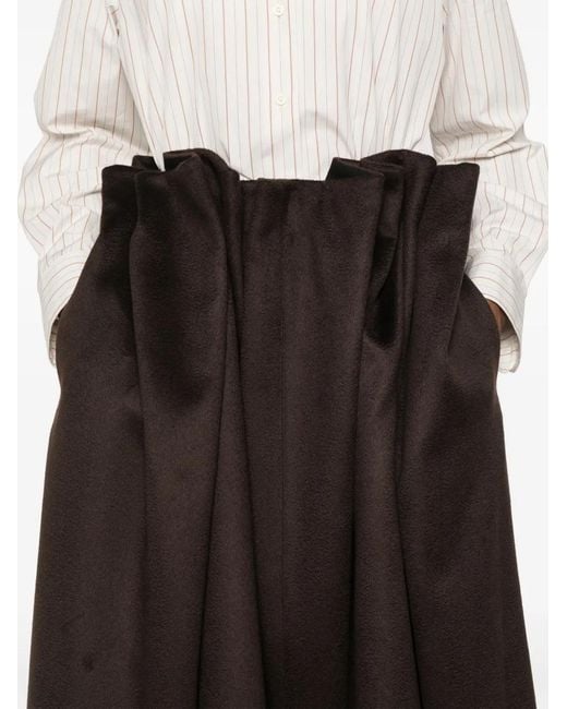The Row Black Lamartine Midi Skirt
