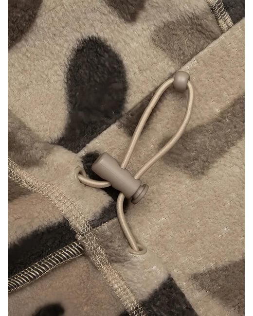 by Parra Metallic Just Like Heaven Abstract-Print Fleece Jacket for men