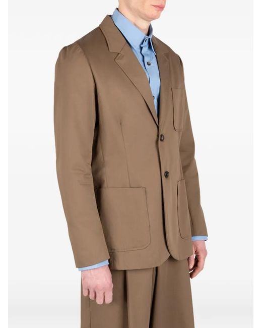 Societe Anonyme Natural Patch-Pocket Jacket for men