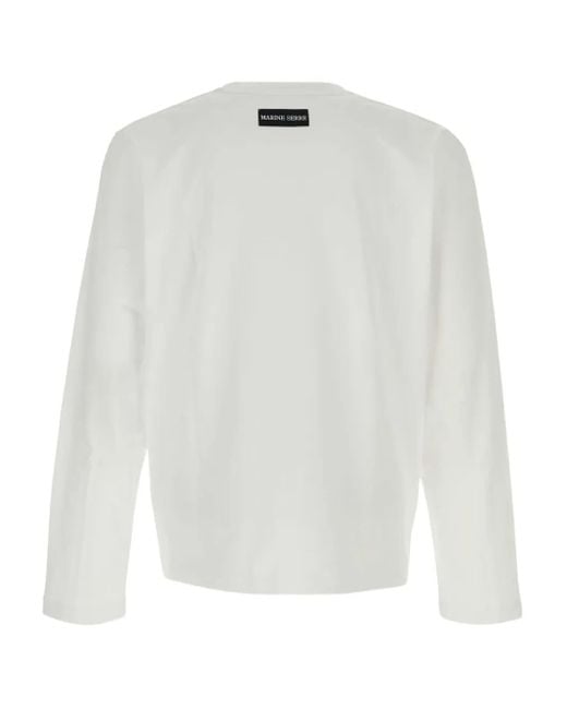 MARINE SERRE White Logo T-Shirt for men