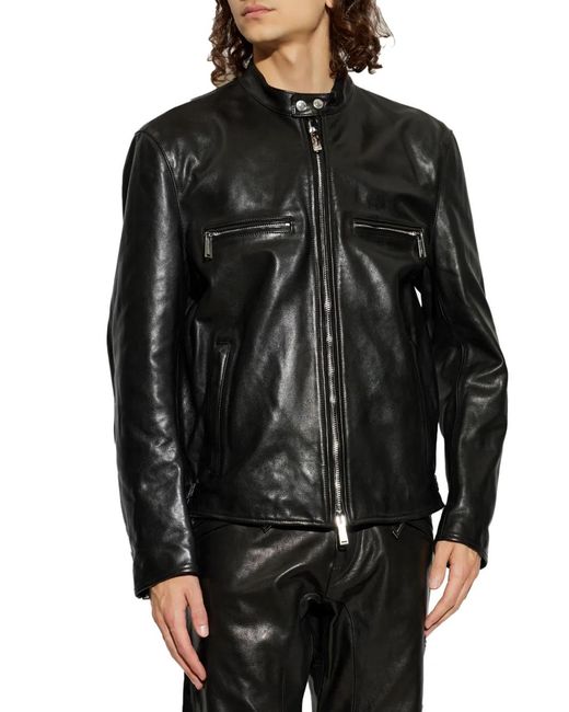 DSquared² Black Zip-Fastening Jacket for men