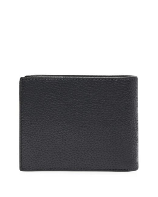 Lancel Black Leon Grained Leather Wallet for men