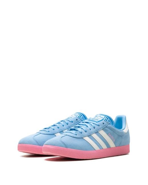 Adidas Gazelle Sneakers Aus Wildleder Mit Streifen in Blue für Herren