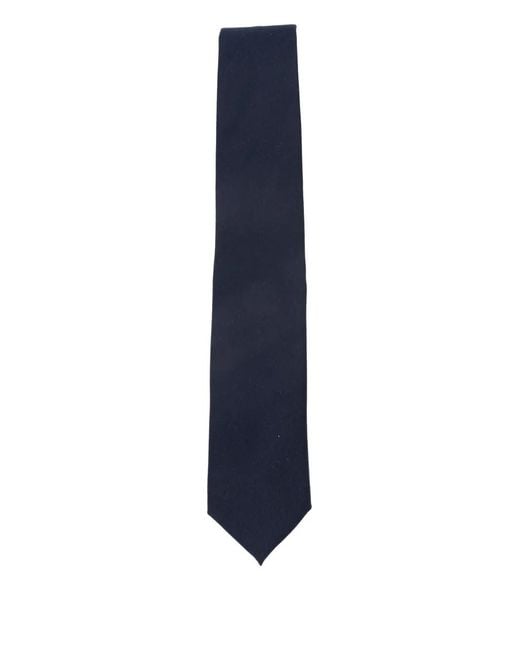 BIGI MILANO Blue Silk Tie for men