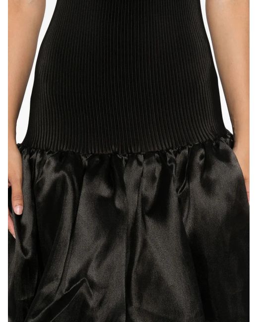 L'idée Black Neckholder-Kleid