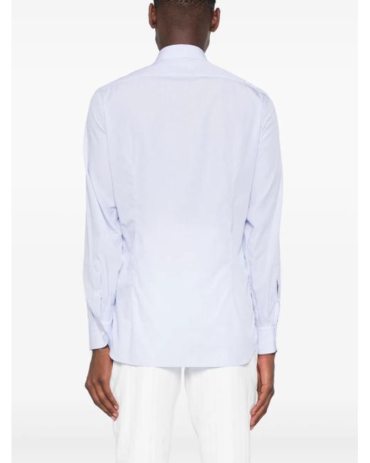 Lardini White Check-Pattern Shirt for men