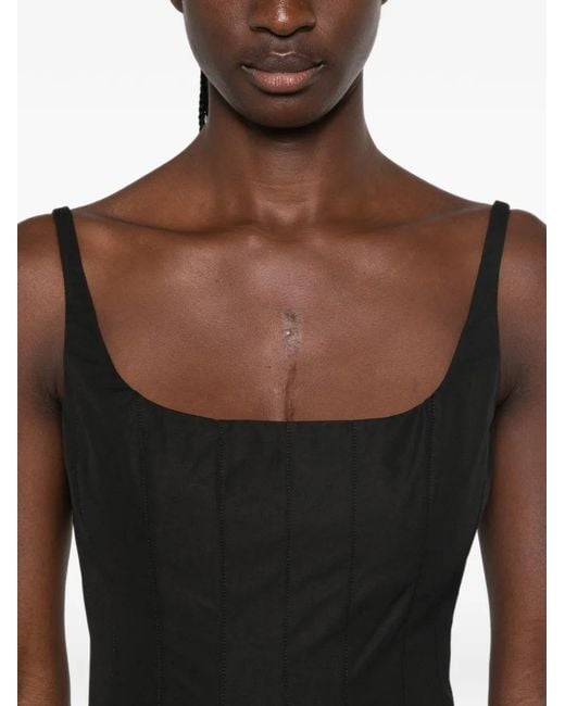 Jacquemus Black The Agave Mini Dress