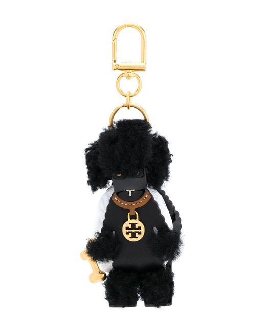 Tory Burch Black Origami Poodle Bag Charm
