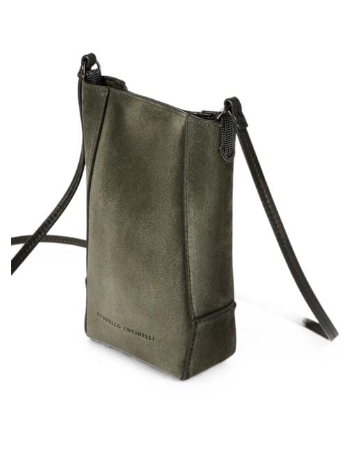 Brunello Cucinelli Green Duo Phone Holder