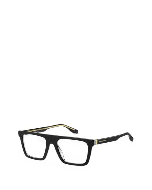 Marc Jacobs Black Square-Frame Glasses for men