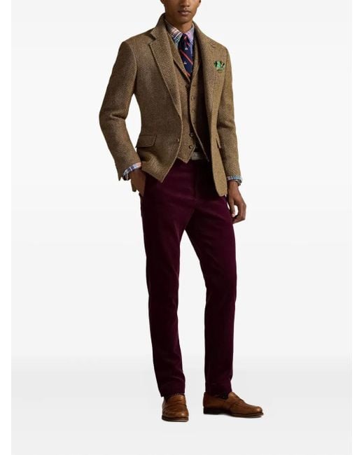 Polo Ralph Lauren Purple Straight-Leg Trousers for men