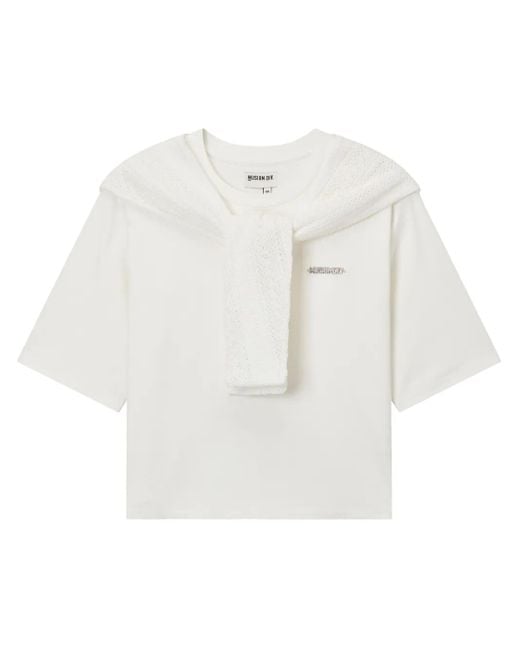 Musium Div. レイヤード Tシャツ White