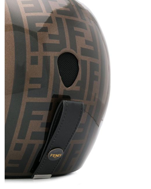 Casco con logo FFFendi in Materiale sintetico di colore Marrone | Lyst