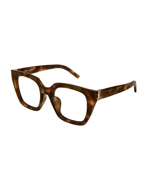 Saint Laurent Brown Square Glasses