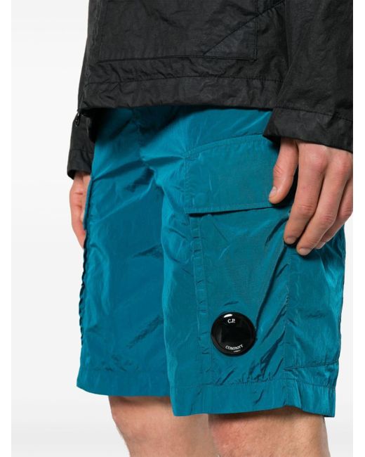 C P Company Cargo-Shorts aus Taft in Blue für Herren