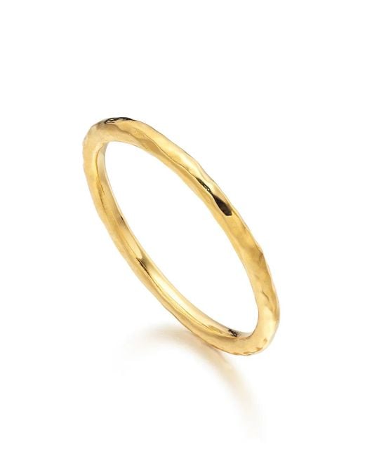 Monica Vinader Metallic Siren Hammered Ring