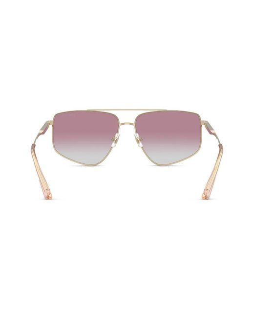 Jimmy Choo Pink Pilot Frame Sunglasses
