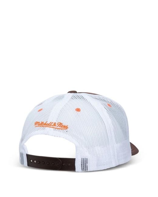 Mitchell & Ness Red Mlb Cooperstown Sideline Trucker Cap for men