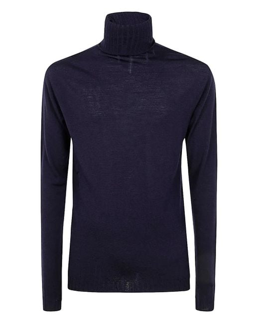 Pull À Col Roulé MD75 pour homme en coloris Blue