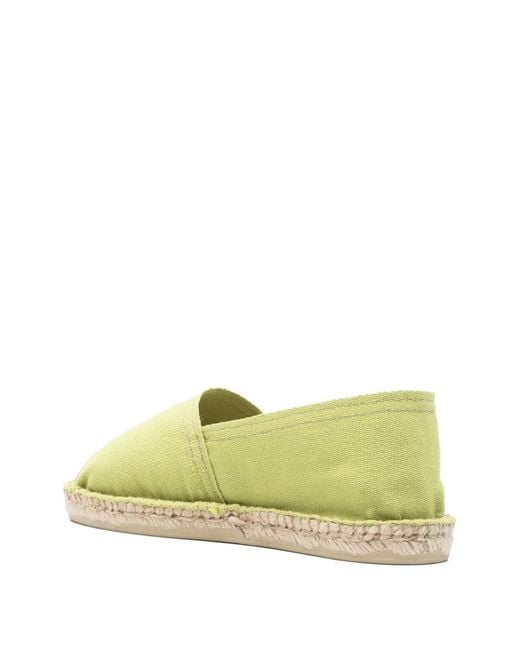 A.P.C. Green Woven Espadrilles