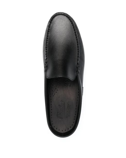 Paraboot Black Bahamas Leather Mule for men