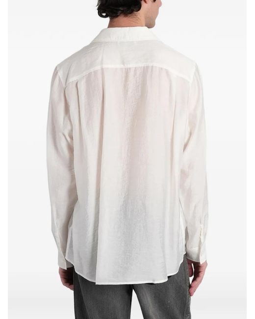 Attachment Button-Down-Hemd Mit Klappentasche in White für Herren