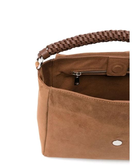 Orciani Brown Mini Sveva Tote Bag
