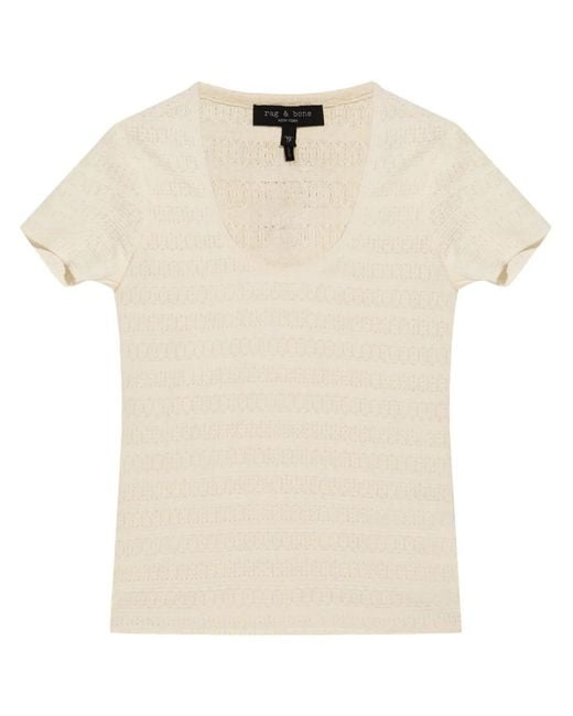 Rag & Bone Natural Julia T-Shirt