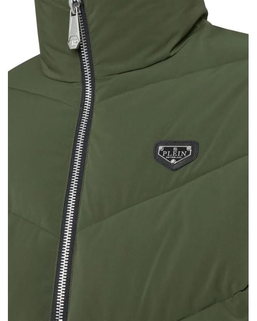 Philipp Plein Green Padded Jacket for men